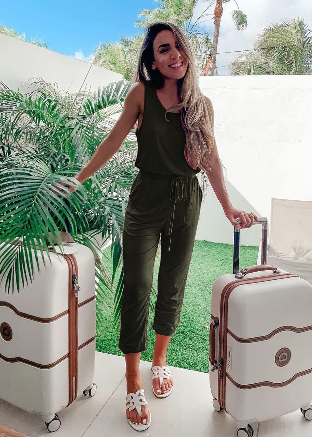 Women's Two Piece Outfit Sets Casual Summer Sleeveless Matching Lounge Wear Spring Travel Clothes Tracksuit Women's Two Piece Outfit Sets Casual Summer Sleeveless Matching Lounge Wear Spring Travel Clothes Tracksuit