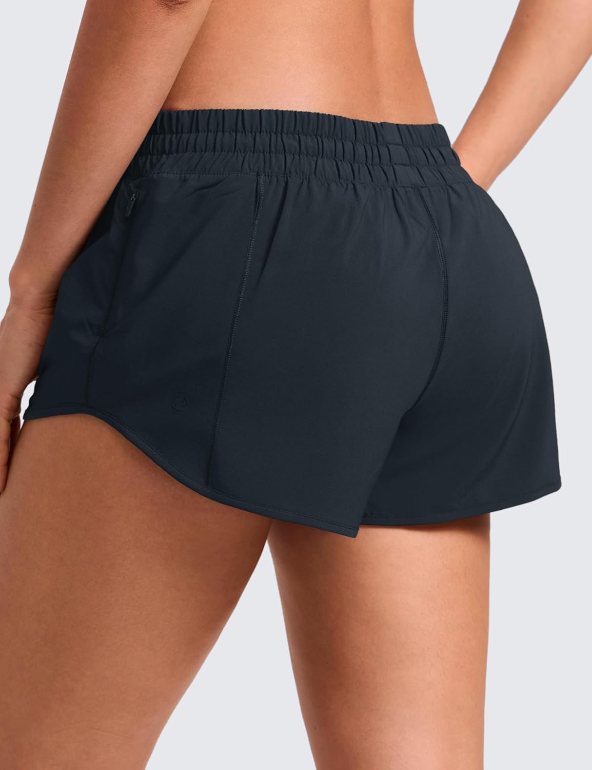 Low Waisted Running Shorts for Women-Mesh Liner Quick Dry for Workout Sport Athletic with Zipper Pocket True Low Waisted Running Shorts for Women-Mesh Liner Quick Dry for Workout Sport Athletic with Zipper Pocket True