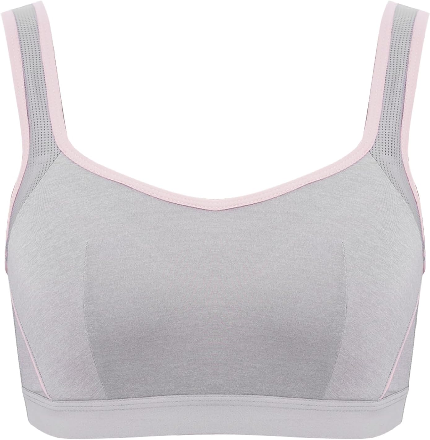 Teen Girls Seamless Bra Padded Wide Strips Crop Tank Tops Yoga Running Training Bra Underwear
