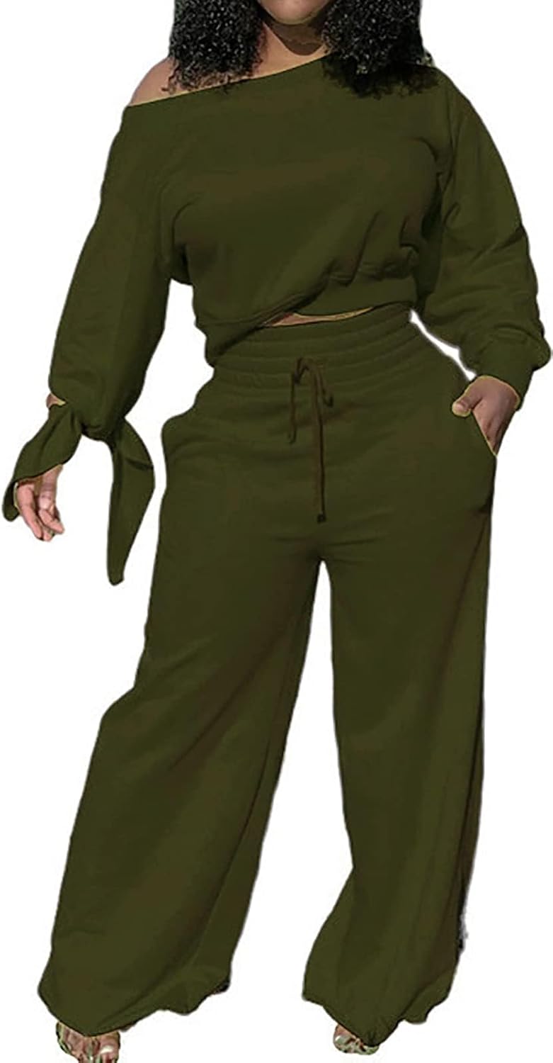 Lounge Sets for Women Sweatsuits 2 Piece Outfit Tracksuit Matching Set Wide Leg Sweatpant Lounge Sets for Women Sweatsuits 2 Piece Outfit Tracksuit Matching Set Wide Leg Sweatpant