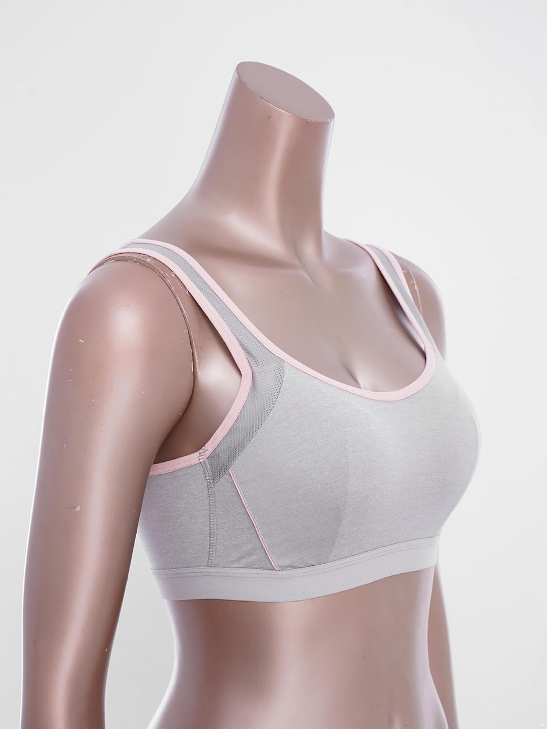 Teen Girls Seamless Bra Padded Wide Strips Crop Tank Tops Yoga Running Training Bra Underwear