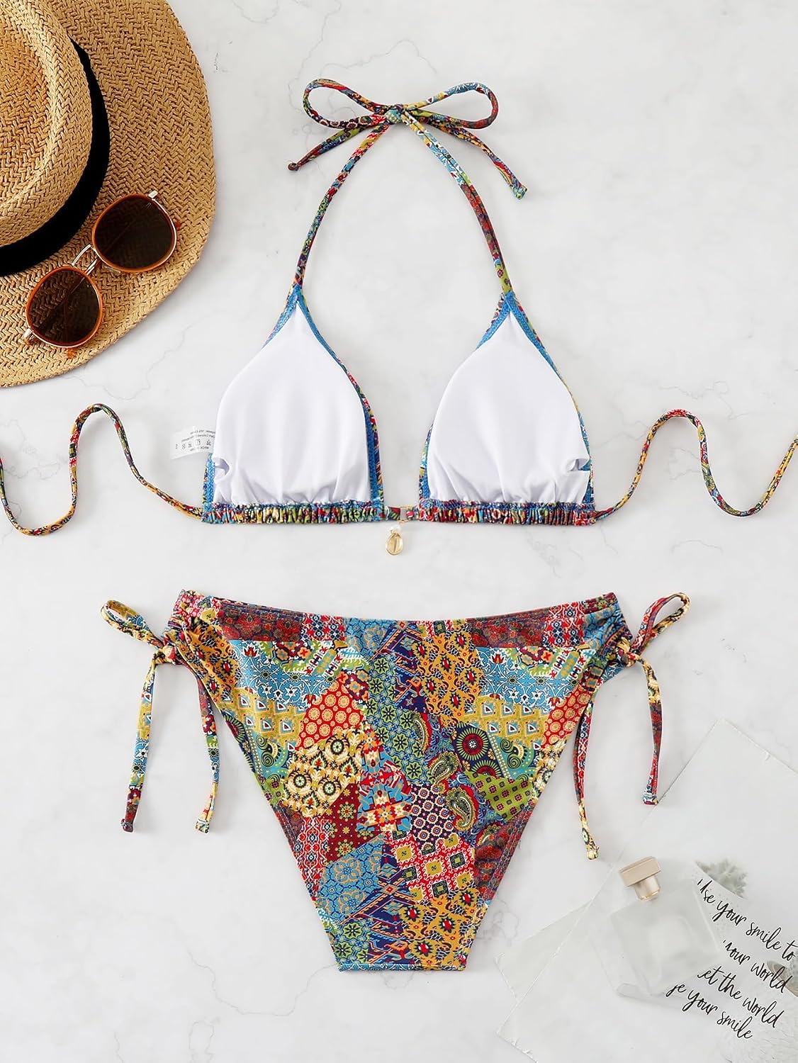 Women High Waisted Bikini Sets Tummy Control Swimsuits Two Piece with Adjustable Bathing Suit Women High Waisted Bikini Sets Tummy Control Swimsuits Two Piece with Adjustable Bathing Suit