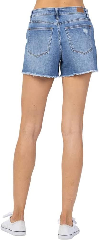 Judy Womens High Waist Distressed Cutoff Shorts Style as1 Alpha x l Regular Regular