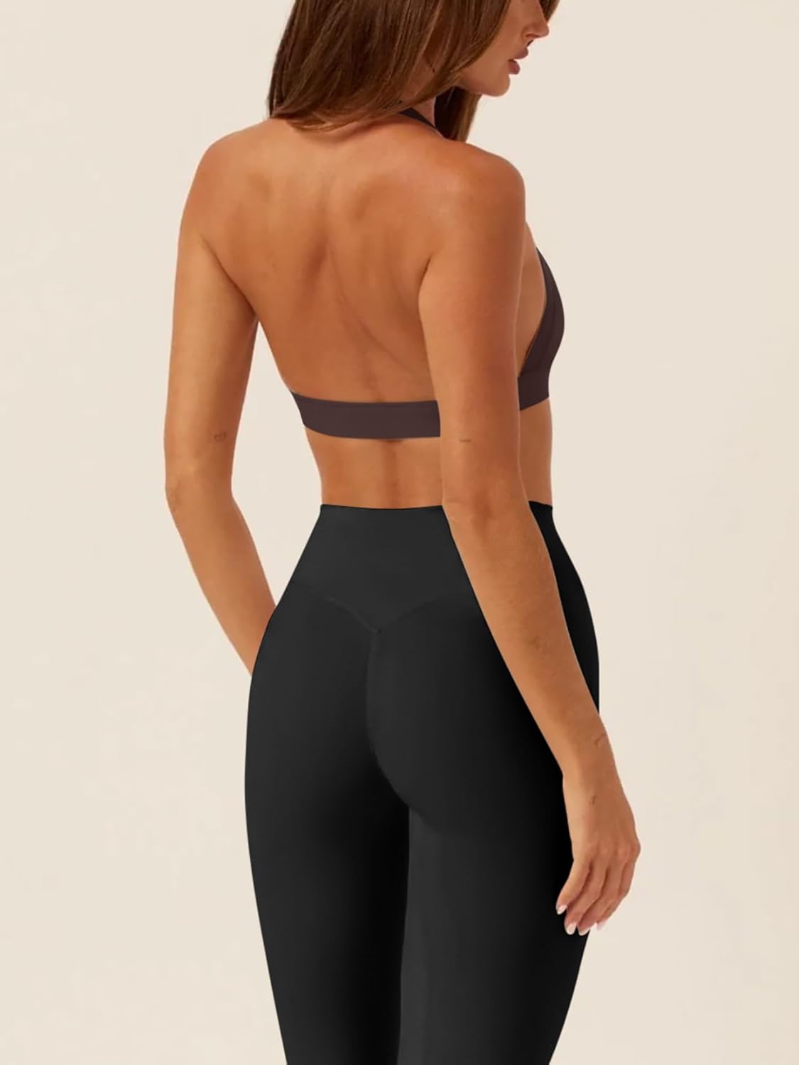 Halter Sports Bras for Women Scoop Neck Workout Tops Padded Sleeveless Open Back Yoga Crop Gym Tank Tops Halter Sports Bras for Women Scoop Neck Workout Tops Padded Sleeveless Open Back Yoga Crop Gym Tank Tops