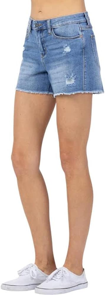 Judy Womens High Waist Distressed Cutoff Shorts Style as1 Alpha x l Regular Regular