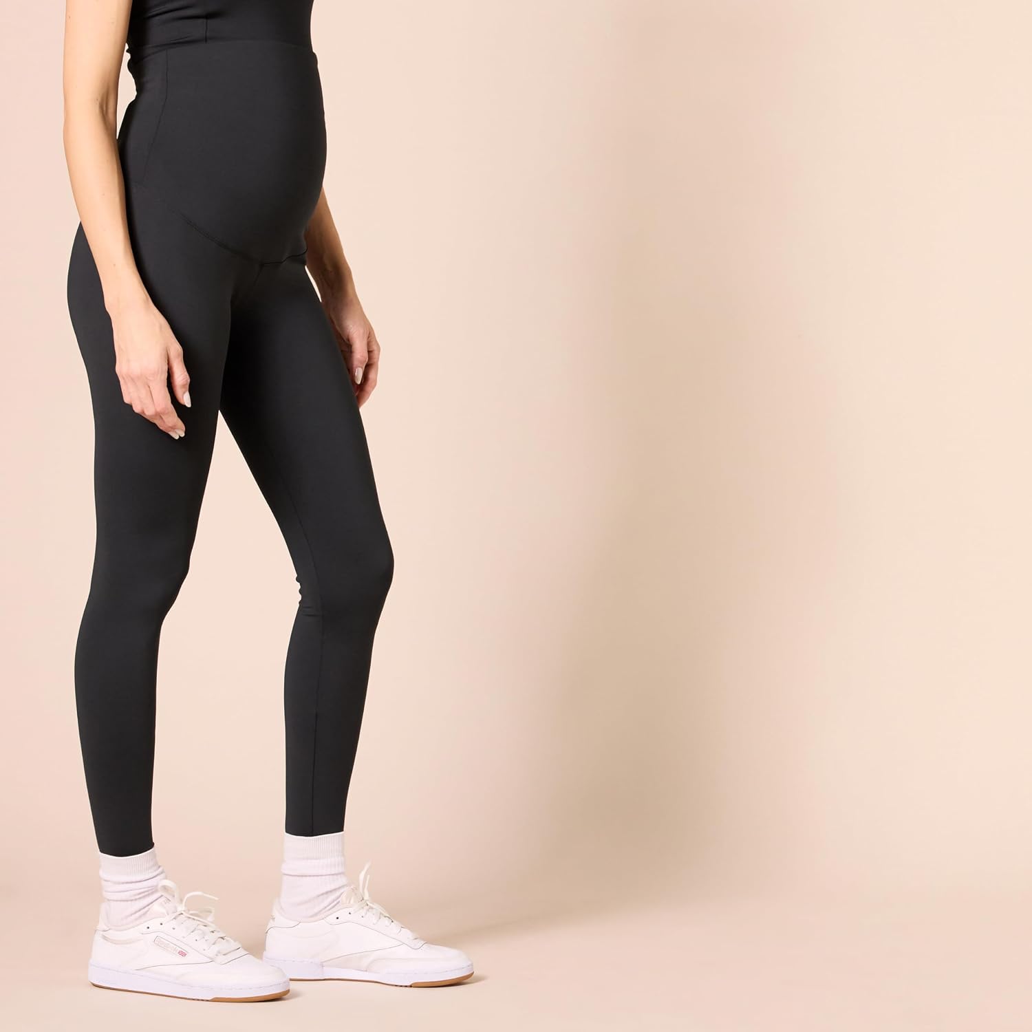 Women's Maternity Leggings Over the Belly Active Sculpt Full Length Pregnancy Pants Women's Maternity Leggings Over the Belly Active Sculpt Full Length Pregnancy Pants