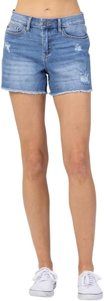 Judy Womens High Waist Distressed Cutoff Shorts Style as1 Alpha x l Regular Regular