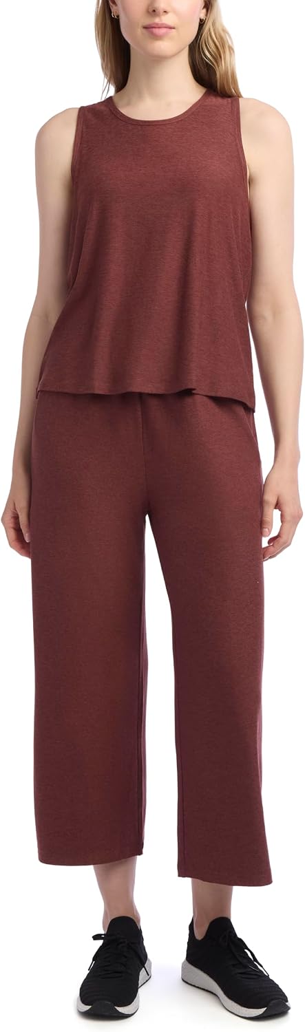 womens 3 Pack Butter Soft Racerback Tank Flowy Shorts and Crop Wide Leg Pant Matching Set womens 3 Pack Butter Soft Racerback Tank Flowy Shorts and Crop Wide Leg Pant Matching Set