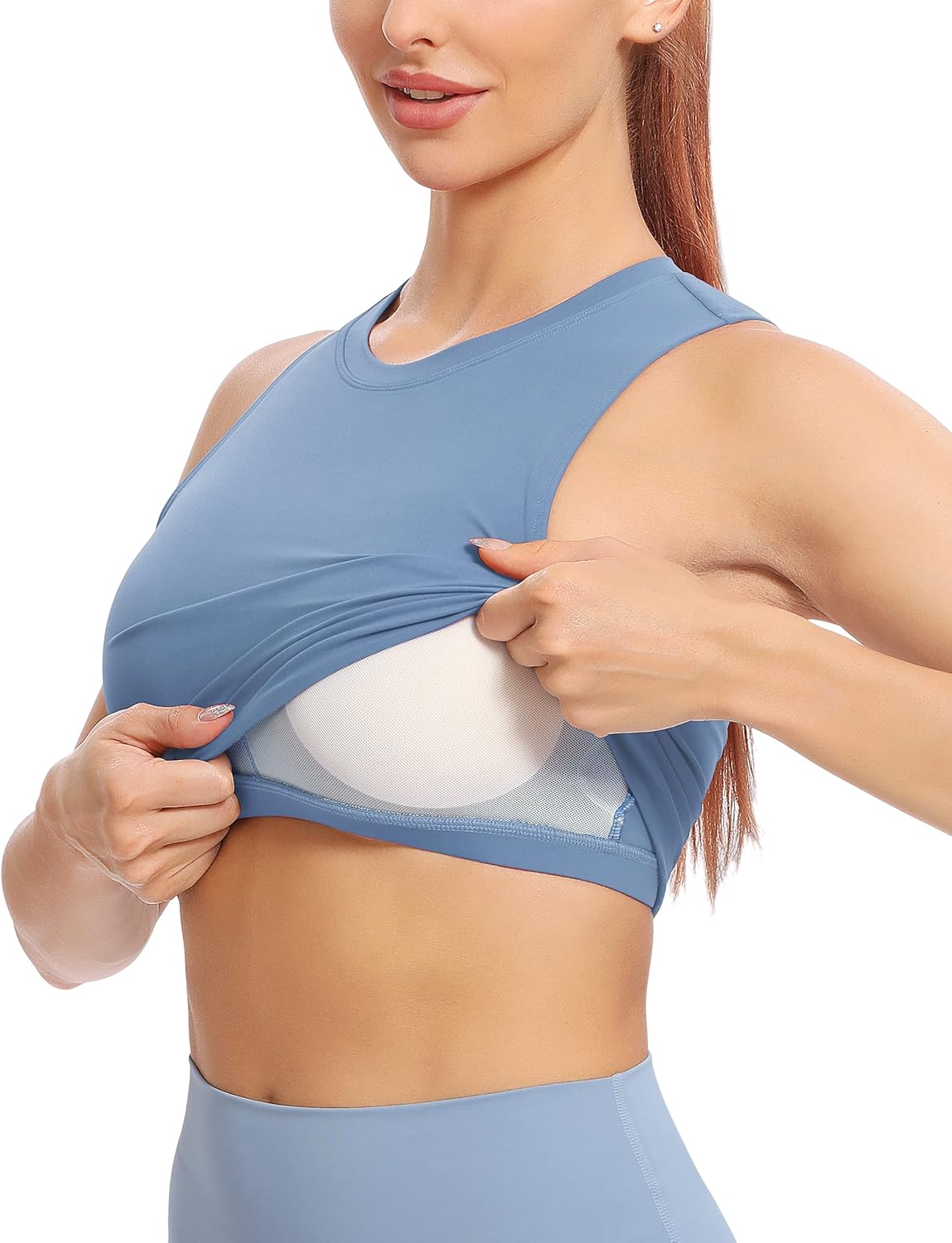 Sports Bras for Women Removable Padded Yoga Tank Tops Sleeveless Fitness Workout Crop Tops Sports Bras for Women Removable Padded Yoga Tank Tops Sleeveless Fitness Workout Crop Tops